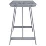 Garden Bar Table Grey 140x70x104 cm Solid Acacia Wood Image 3