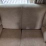 Newly upholstered Parker Knoll high-backed two-seater wingback settee Image 2