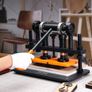 Leather Cutting Machine, 25.9 x 12 cm Embossing Plate Manual Die Cutter, 1.2 cm Pressure Image 6