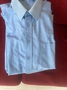 Vintage Blue Uniform Shirts(14 in total) 3euro EACH or all for 40euro