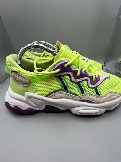Adidas Ozweego Purple Neon Yellow Green EE5720 Shoes UK 7 EU 40 2\3 Running