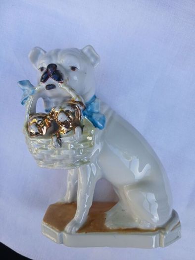 Antique German Pug Dog Ornament