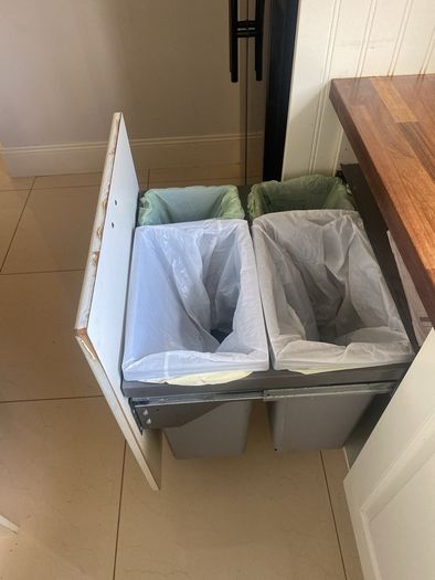 kitchen with walnut worktop