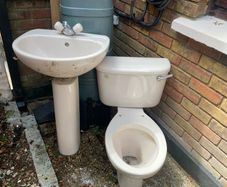 Toilet and Washhand Basin