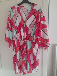 ladies beautiful print play suit