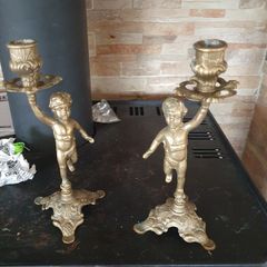 Cherubs candle holder