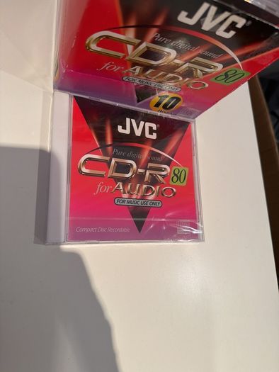 Original JVC cd-r 80 audio disc 9 pack sealed