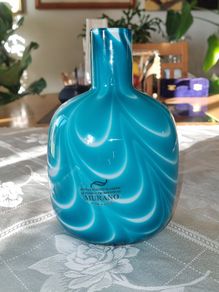 Murano blue vase