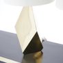 Pair of Modern Brass Origami Mid-century Style Table Lamps, USA Image 7