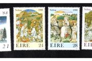 1988 Ireland Christmas Commemorative Stamps Mint Never Hinged (MNH)