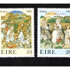 1988 Ireland Christmas Commemorative Stamps Mint Never Hinged (MNH)