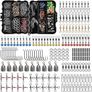 NEW SALE | Fishing Swivels Snaps Kit 226pcs/Box Barrel Rolling Swivels Snaps Sinker Weights Crossline Three Way Swivel Split Rings Line Beads Duo Lock Snaps Image 3