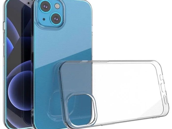 Clear Silicone Case For Apple iPhone 14 Thin Soft TPU Back Cover