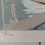 Limited edition lithograph The Port by Eugene Baboulene 34/140 Image 2