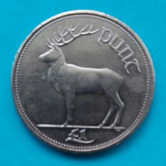 1999  "STAG" Irish One Pound coin A/Unc