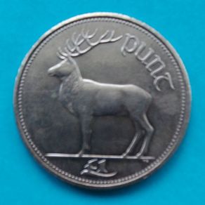 1999  "STAG" Irish One Pound coin A/Unc