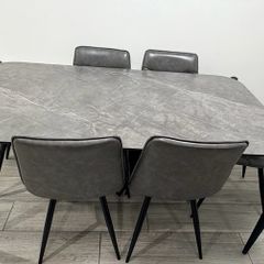 6 Seater Dining Table and chairs