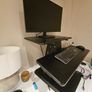 Standing desk adaptor - sit and stand with air lever Image 2