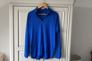 under armour royal blue men's zippy medium