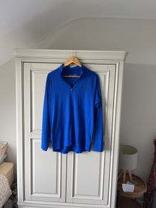 under armour royal blue men's zippy medium