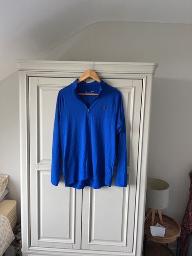 under armour royal blue men's zippy medium