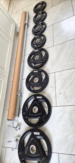 brand new olympic weight lifting set D