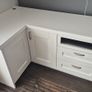 White Corner TV/Media Cabinet Image 2