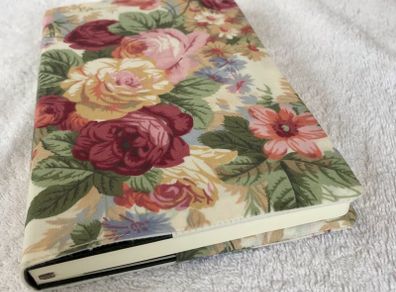 Fabric covered notebook