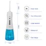 Water Flosser for Teeth Cleaner Cordless Flosser Dental Oral Irrigator Image 7