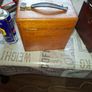 Antique Pigeon Racing Timer Clock 1910-1940. Housed Dovetail-Jointed Oak Case, Postage Available or Collection Image 10