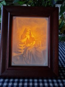 Belleek backlit picture