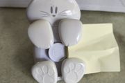 Post-it Pop-up Dispenser Sticky Note 3x3 in White Cat Figure Office Desk