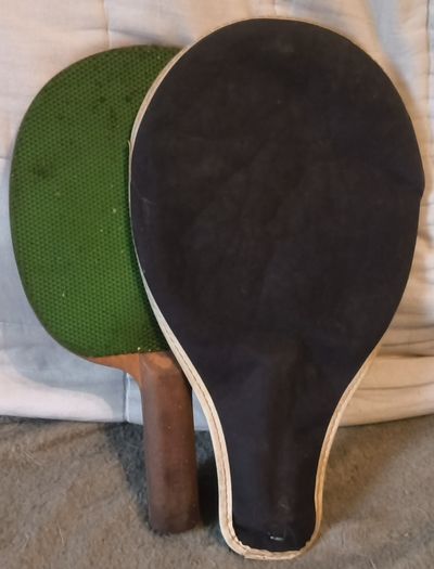 vintage collectable table tennis bat