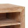 TV Cabinet Solid Acacia Wood 120x30x40 cm Light Brown Image 3