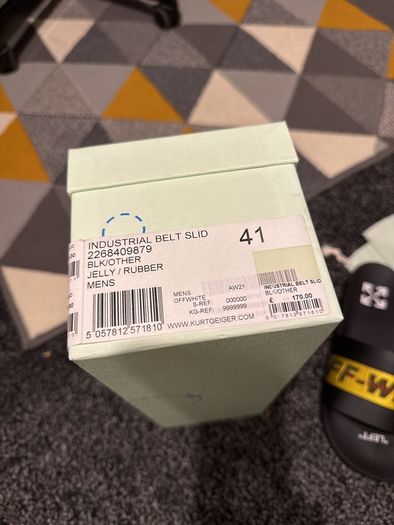 Off White industrial delt slides new