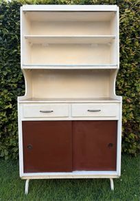1950s retro vintage rockabilly kitchen larder/dresser