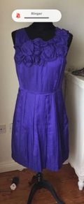 Dress coast purple silk lined