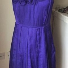 Dress coast purple silk lined