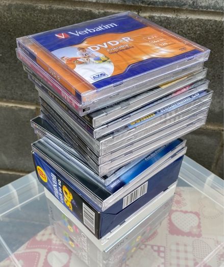 Various Selection of New Blank CDs and DVDs