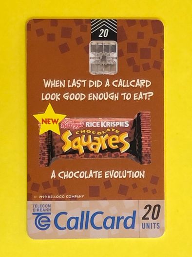 Callcard 1233 Kelloggs Squares