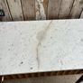 console table with marble top and brass detail Image 8