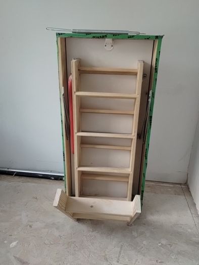 attic ladder 55x118 cm