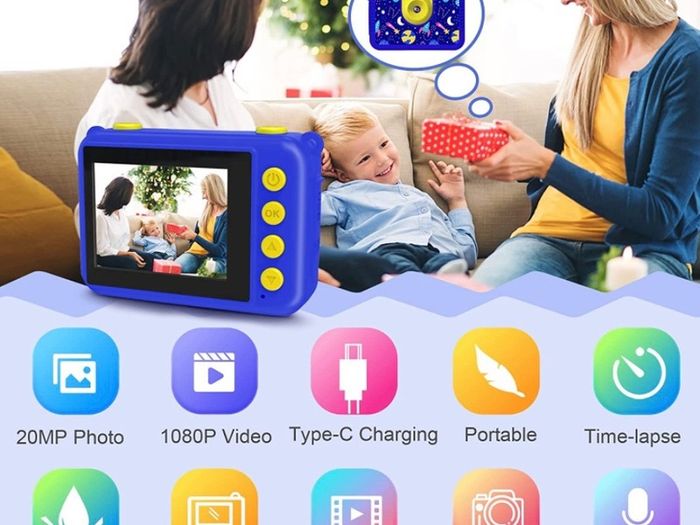 Kids Underwater Camera Boys - Kids Video Camera Waterproof 1080P HD Children Camcorder Digital Camera for Boy Holidays Birthday Toys Gifts MULTIPLE COLOURS AVAILABLE, SEE PHOTOS (FREE POSTge)