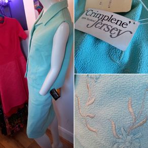 Rare Vintage 1960s Two Piece Mint Green New