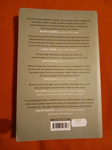 Adrian Duncan / The Geometer Lobachevsky /2022