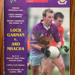 2005 Wexford v Armagh - GAA Allianz National Football League Programme