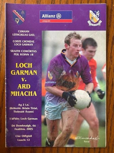 2005 Wexford v Armagh - GAA Allianz National Football League Programme