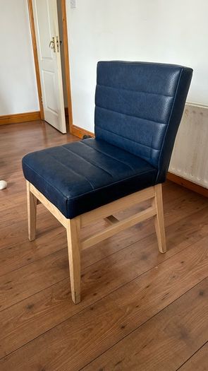 Modern Navy Blue Desk Chair