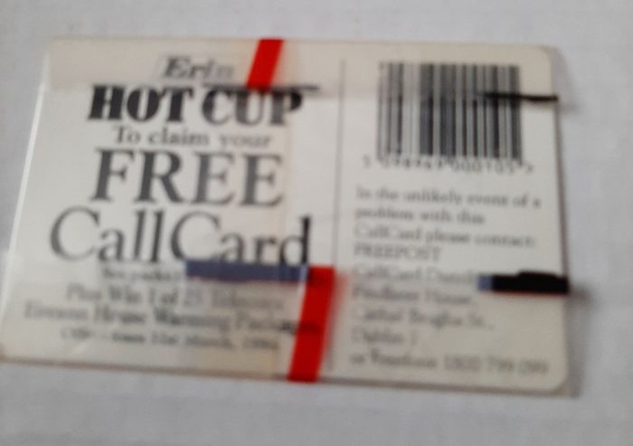 New call card hot cup and soup tops required for offer