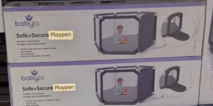 Babylo grey playpen